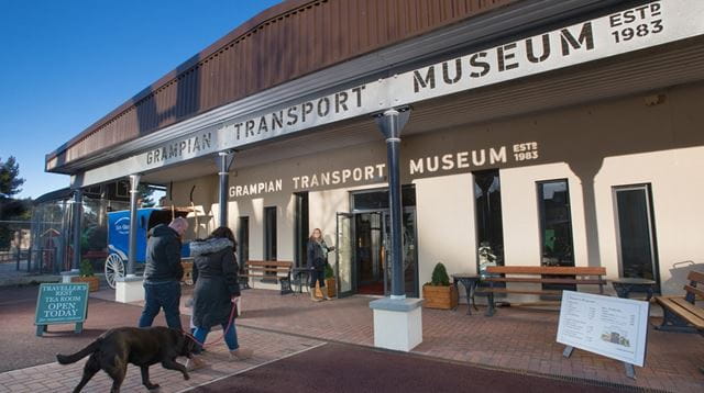 Grampian Transport Museum front entrance